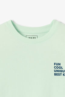 Kinder-t-shirt voor Vaderdag, print op de borst