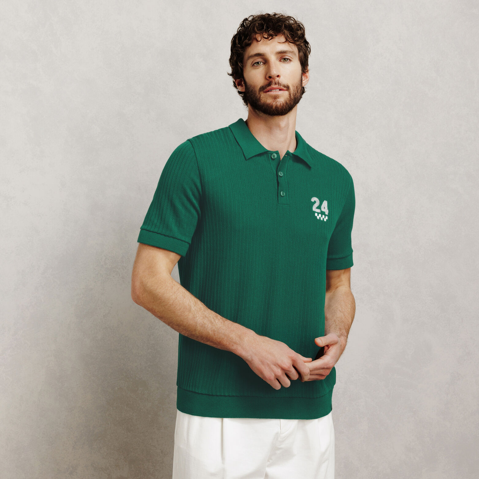 Polo en maille licence 24H le Mans