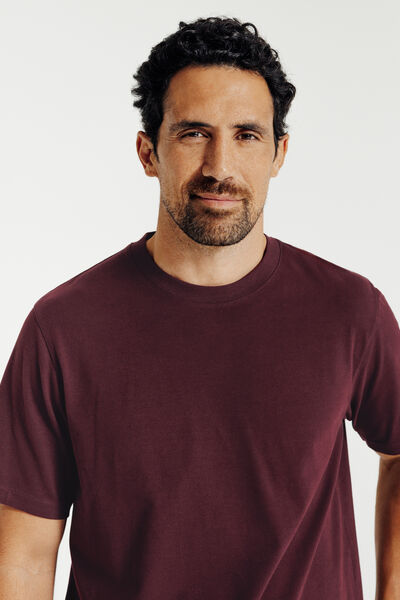 Tee shirt matière douce col rond