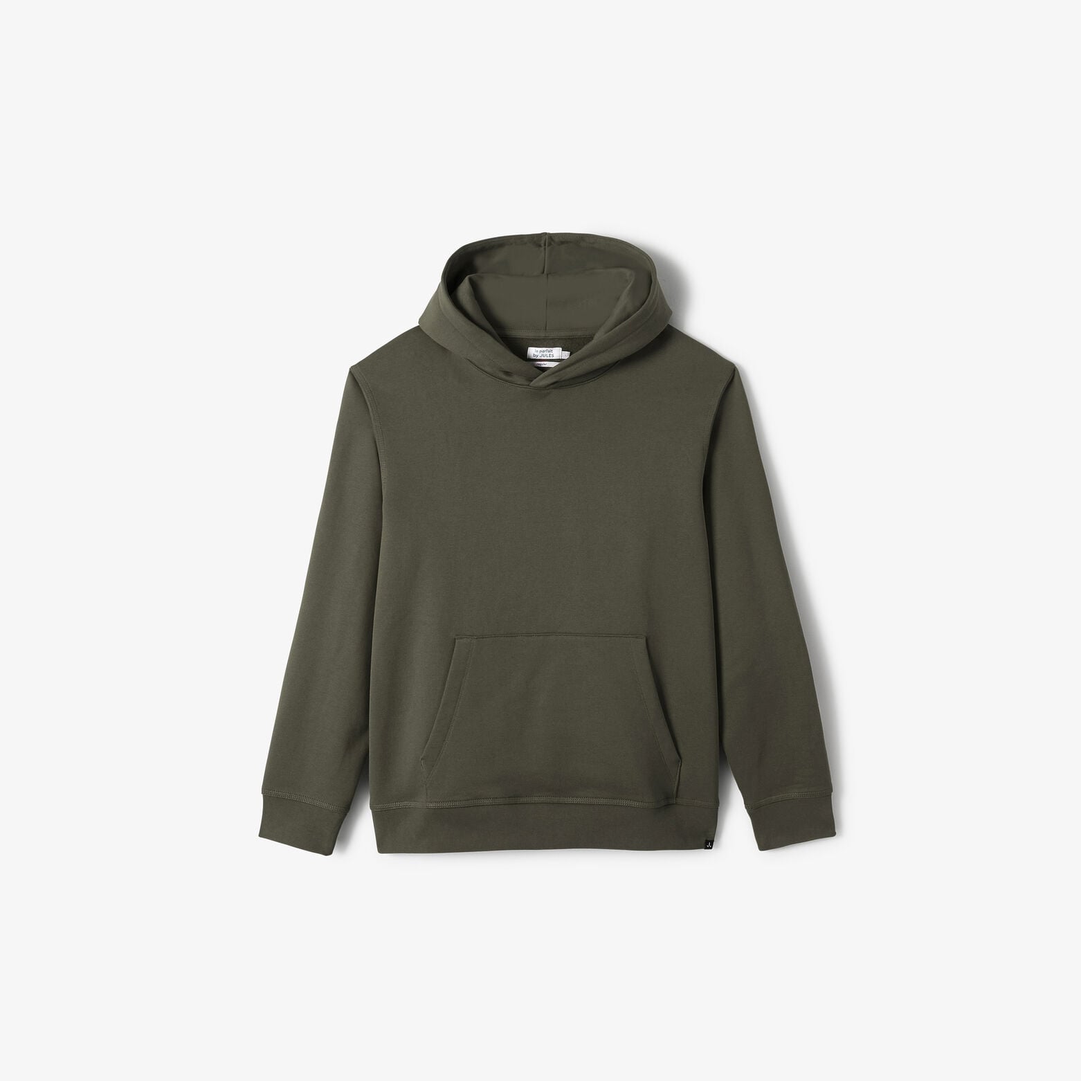 Sweat &agrave; capuche uni "le parfait by JULES"