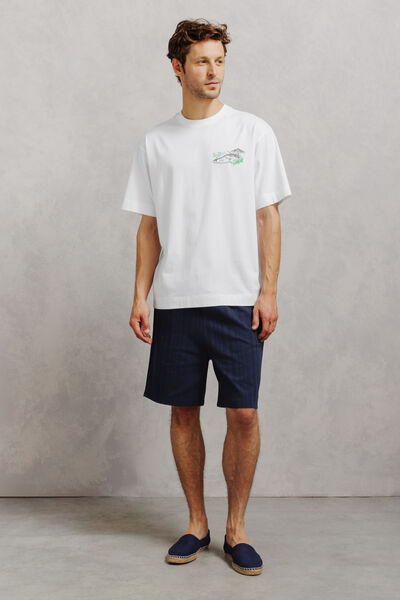 Tee shirt imprim&eacute; devant et dos