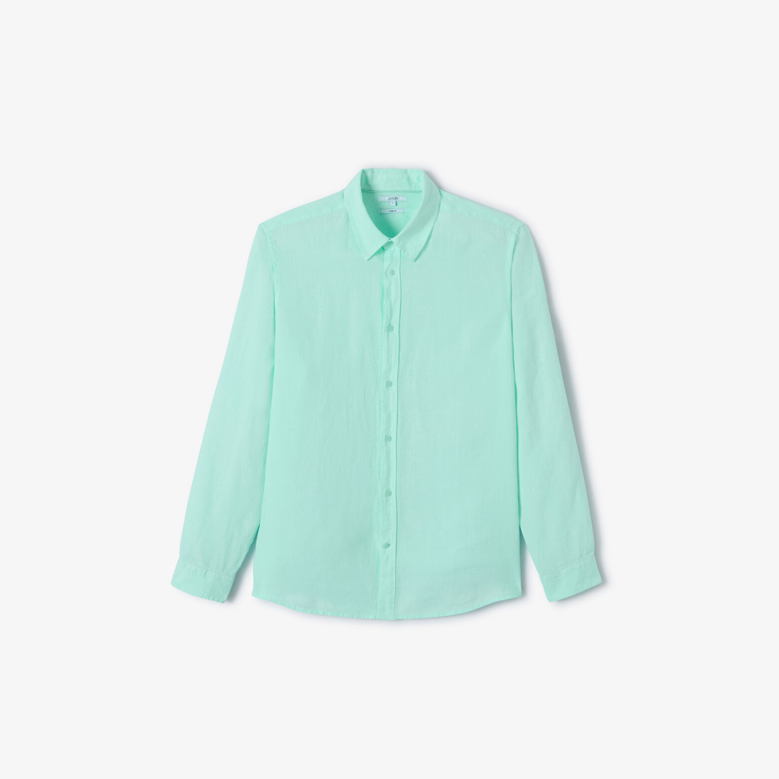 Chemise 100% lin regular unie