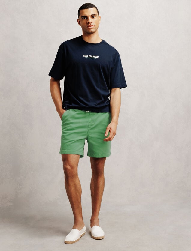 Short met elastische taille
