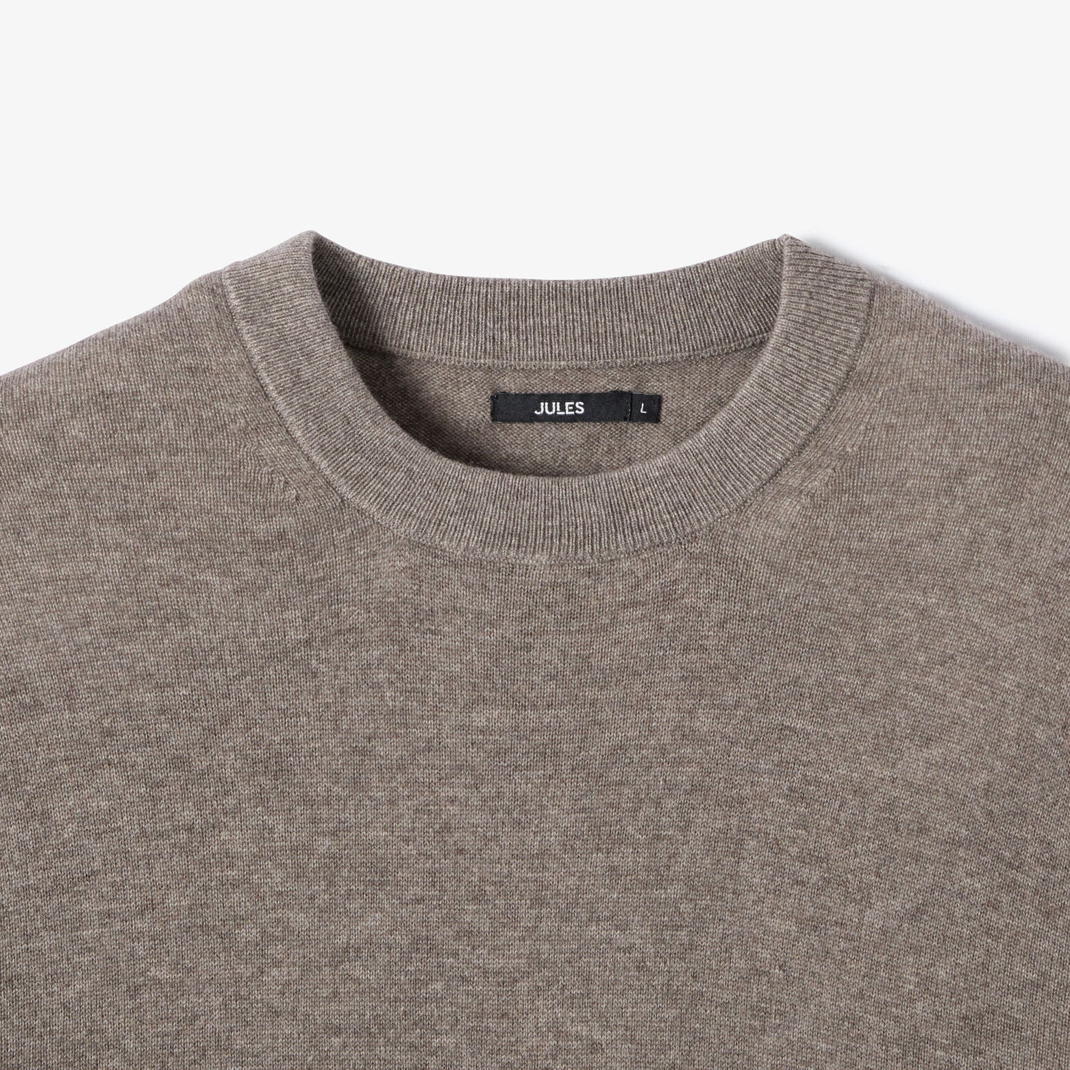 Pull col rond m&eacute;rinos cachemire