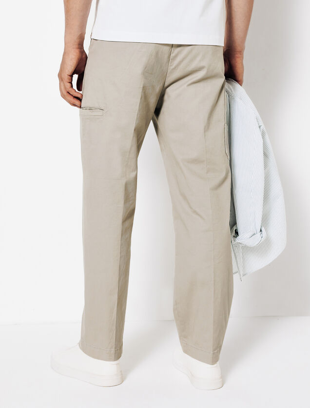 Pantalon chino large