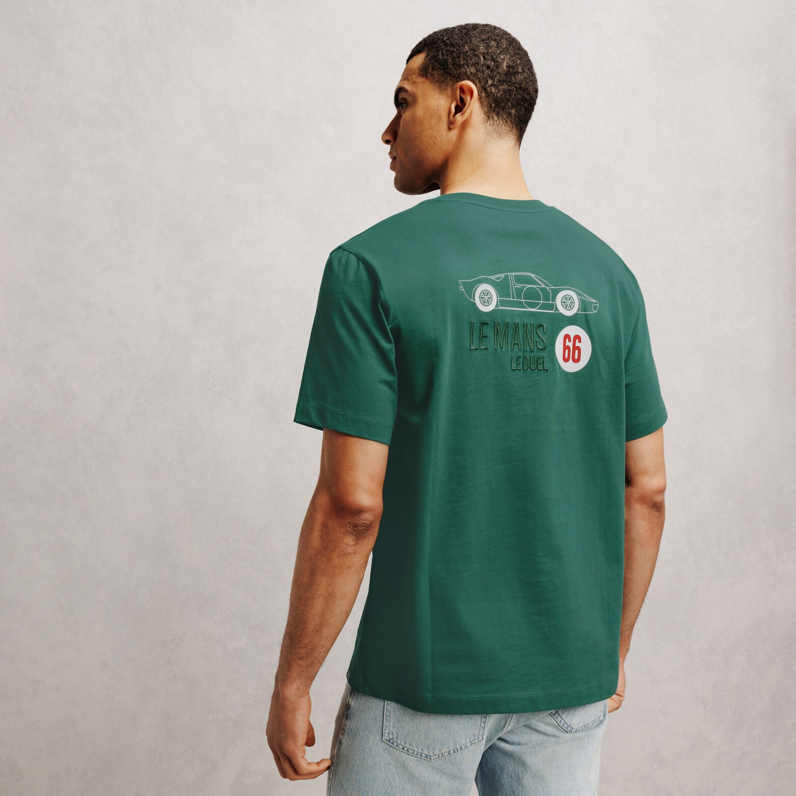Tee shirt imprim&eacute; et brod&eacute; licence 24H le Mans