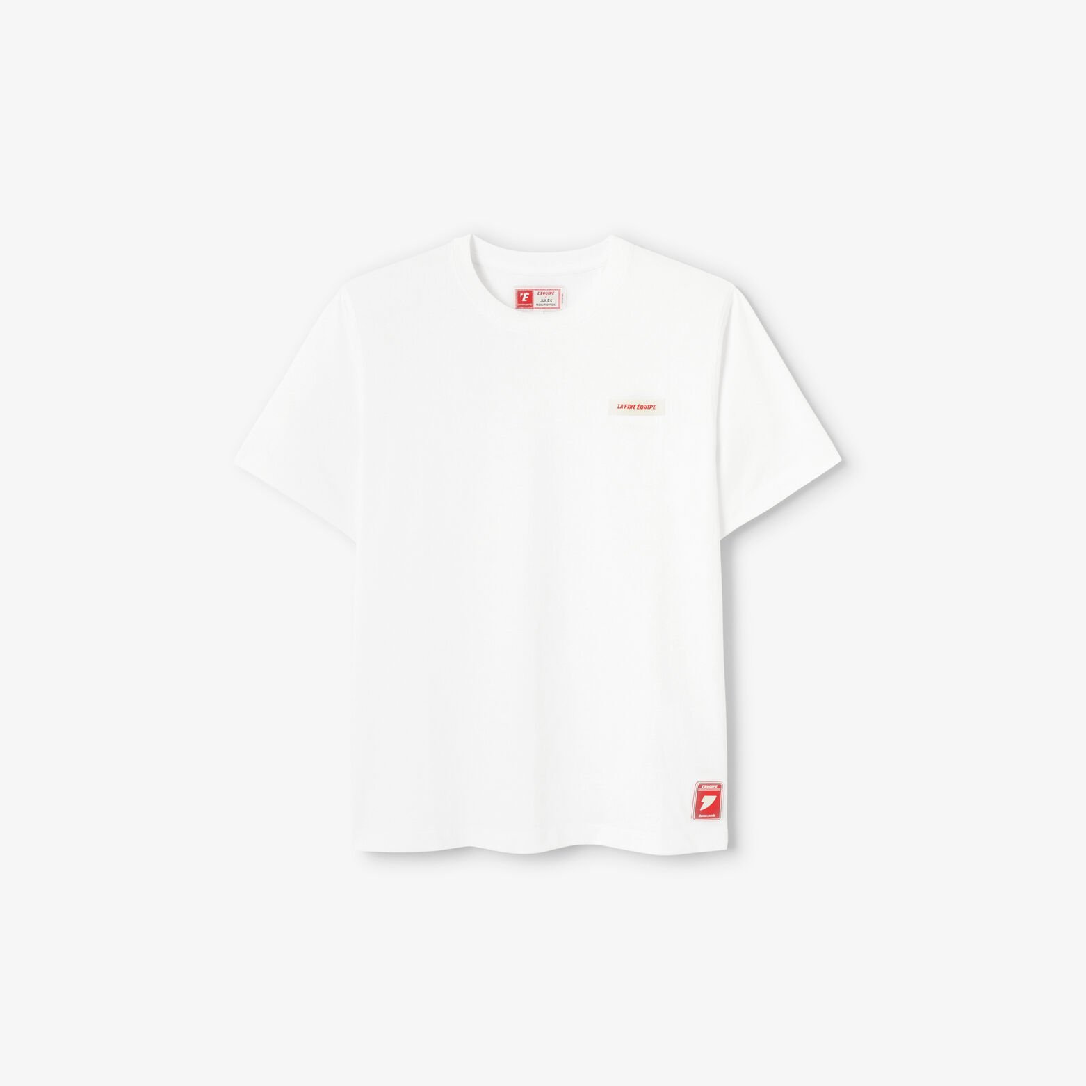 Tee shirt d&eacute;tail poitrine licence L'&Eacute;quipe