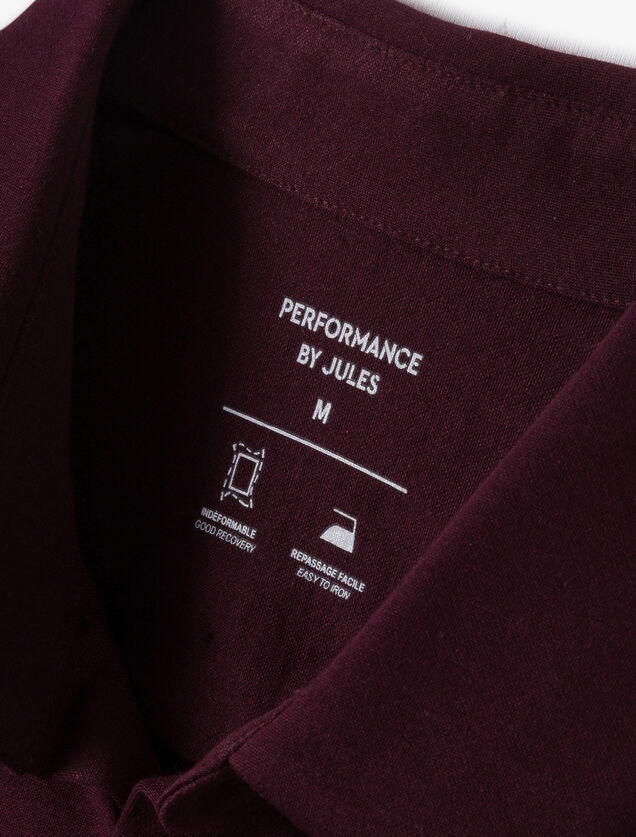 Chemise en maille coton slim