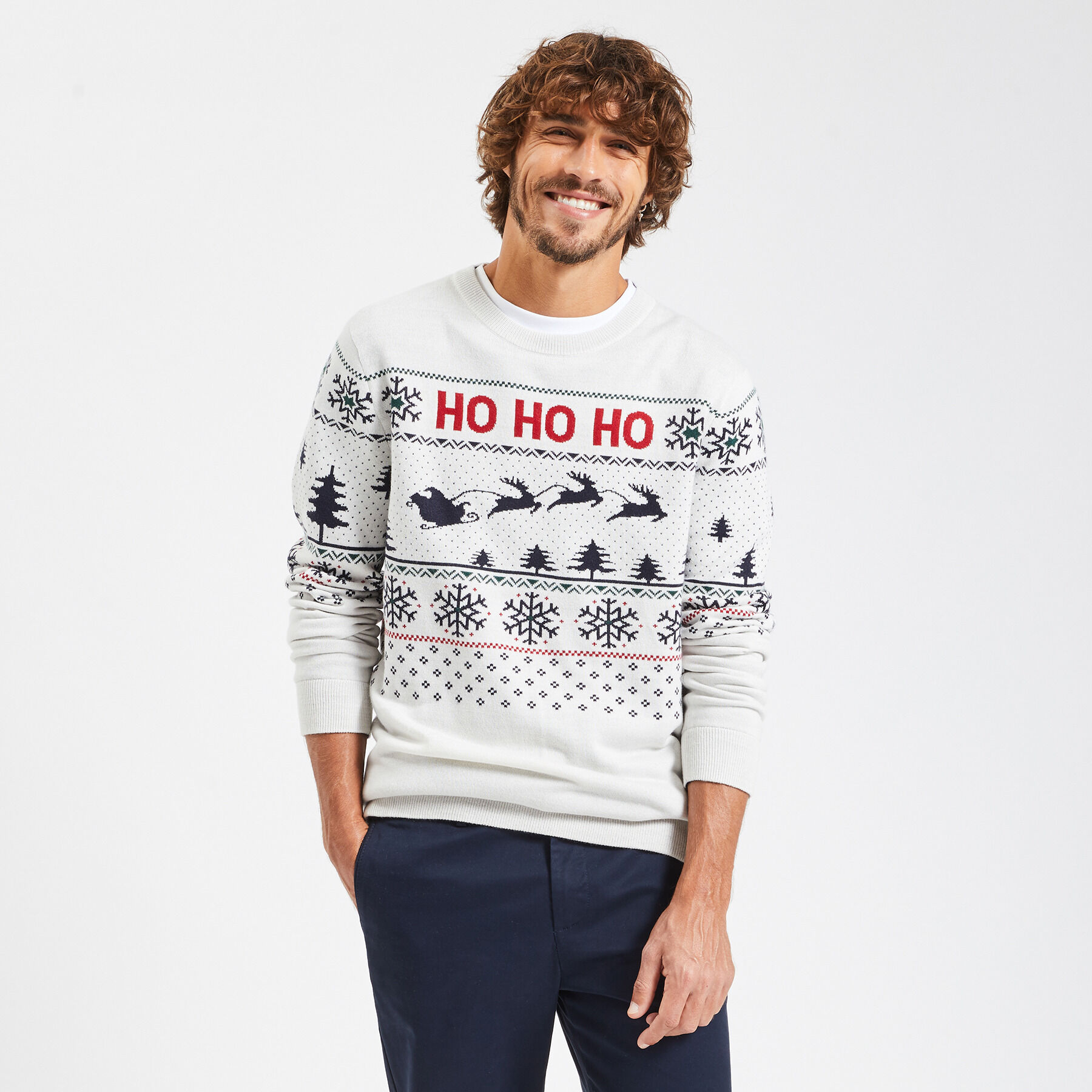Pull de noel homme jules deals