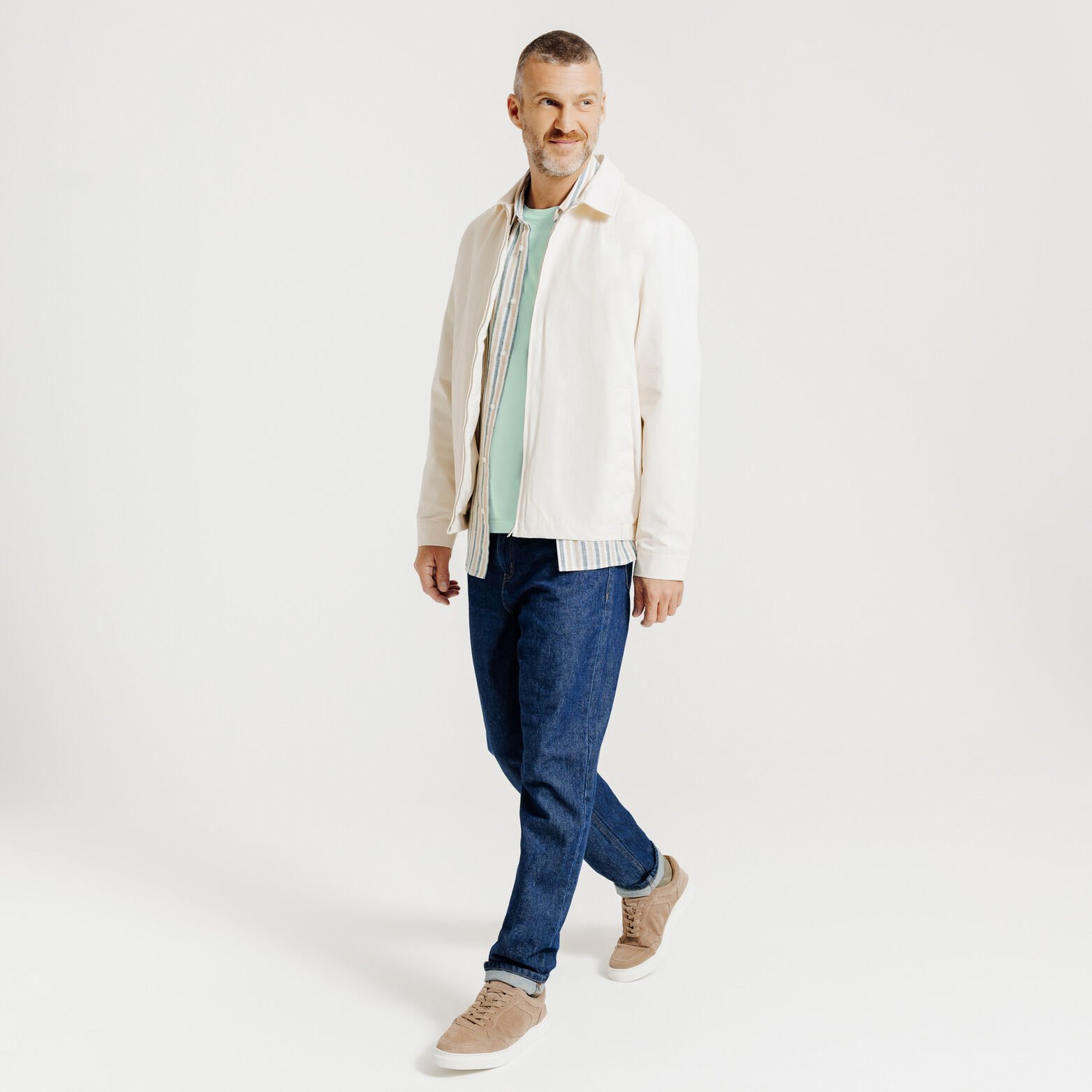 Basic T-shirt met ronde hals