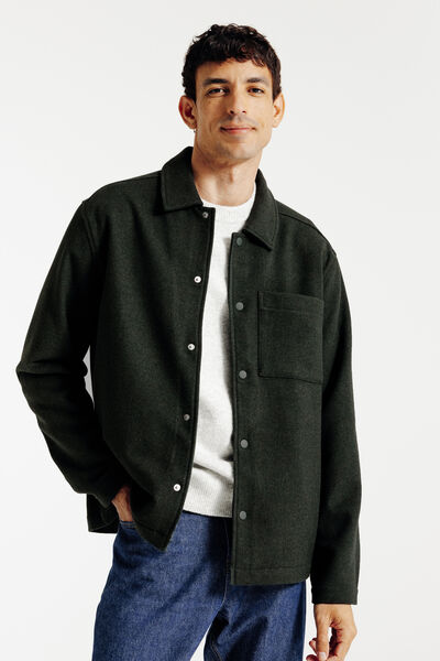 Surchemise avec poche coton