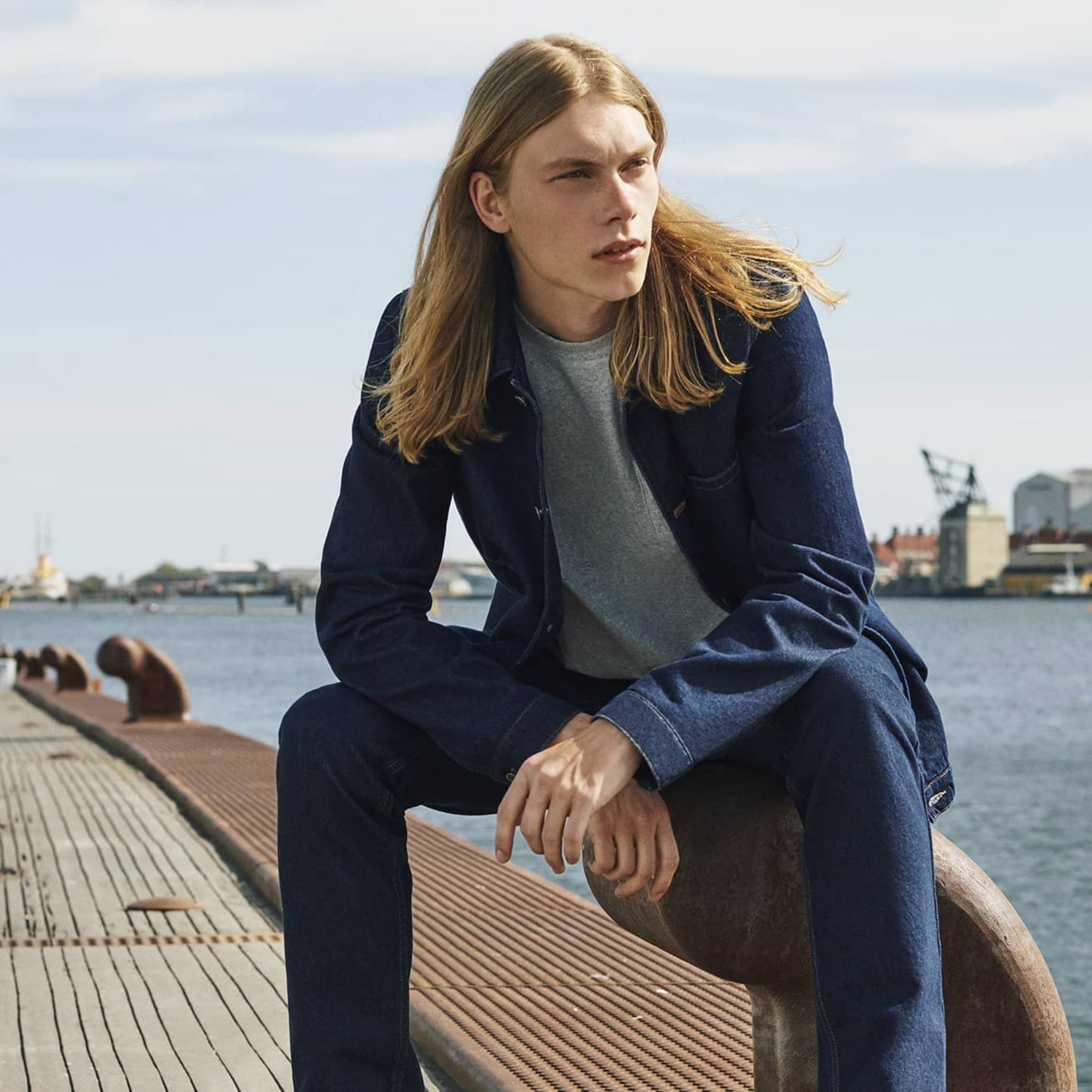 Veste en jean top homme jules