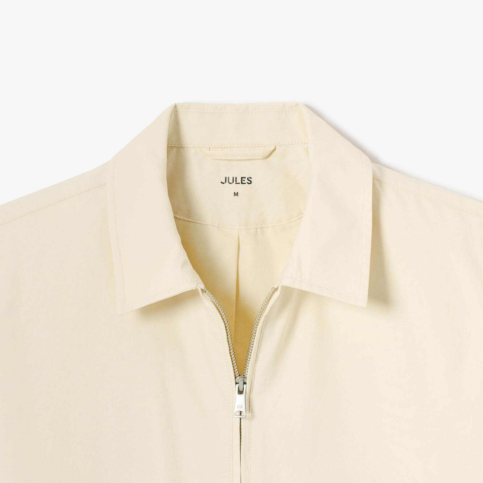 Blouson col chemise zipp&eacute;