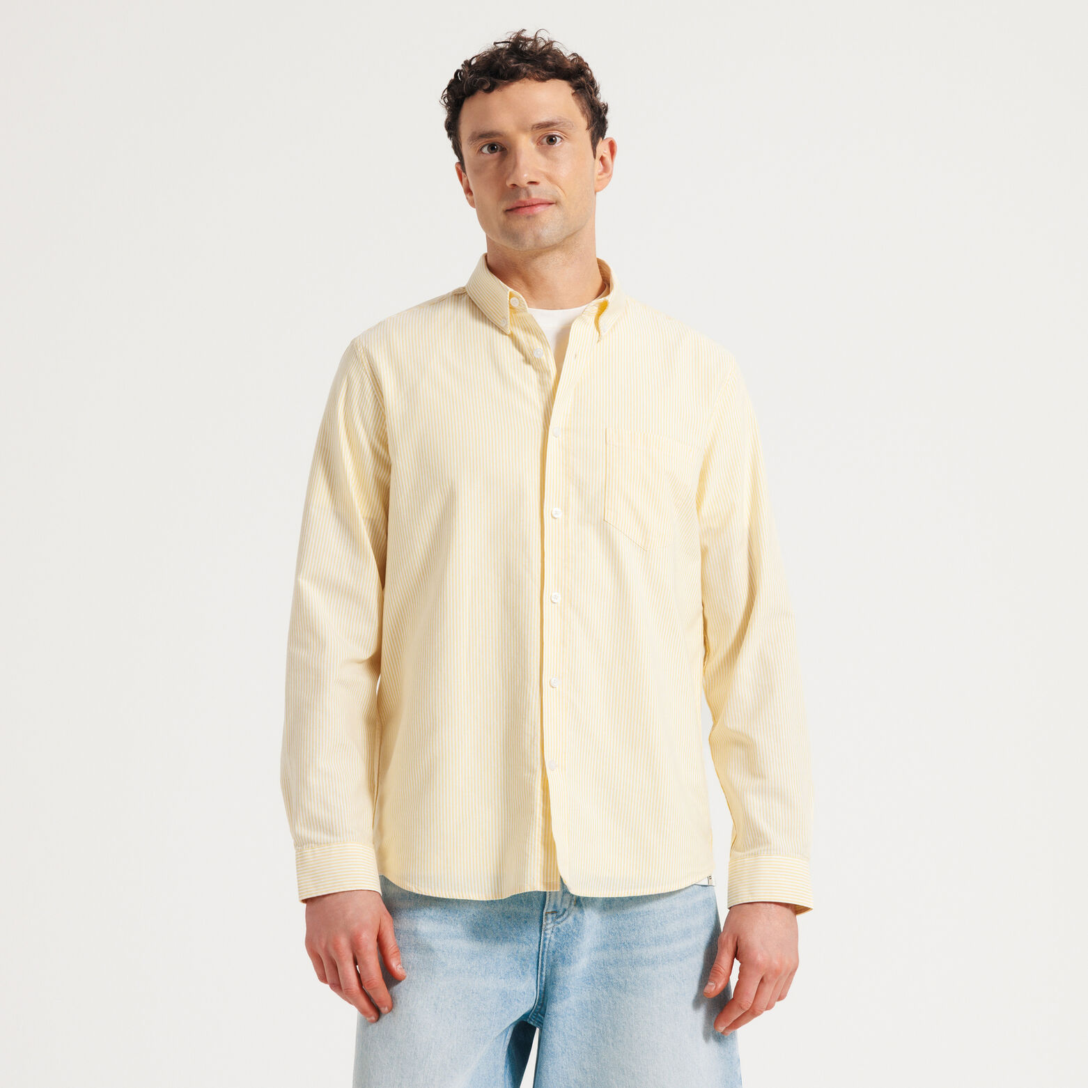 Chemise oxford ray&eacute;e "le parfait by JULES"