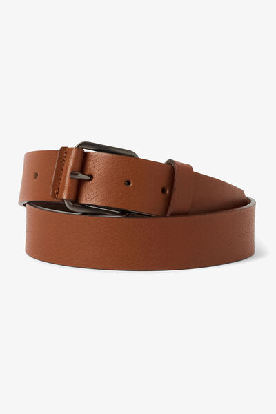 Ceinture large en cuir