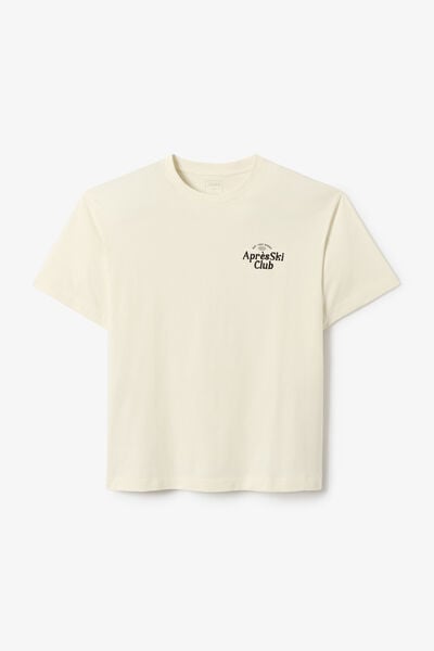 Tee shirt 100% coton imprim&eacute; "Apr&egrave;s Ski Club"