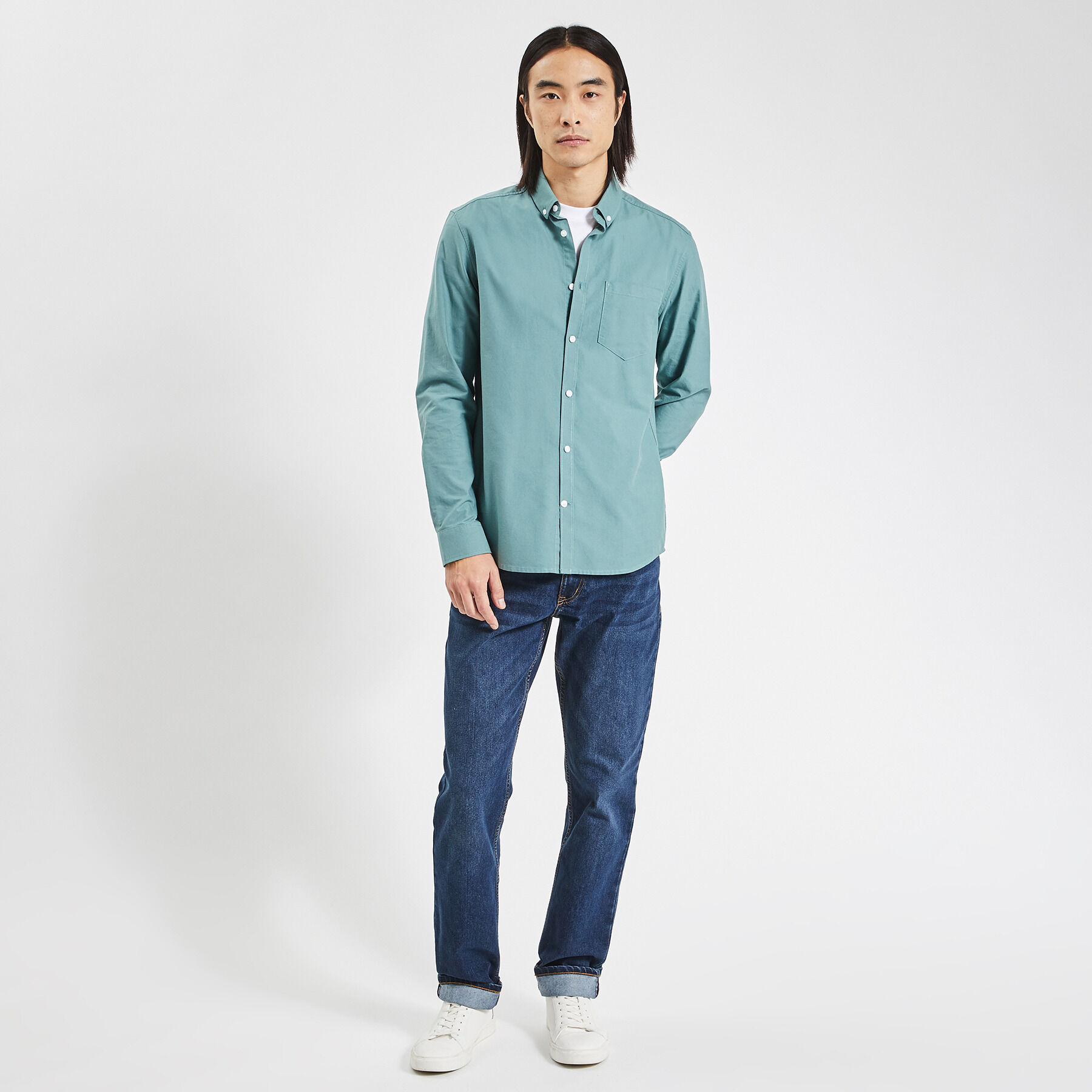 Jeans Pour Homme JULES – Taille 40, Coupe Droite, Bleu, Occasion Très Bon état