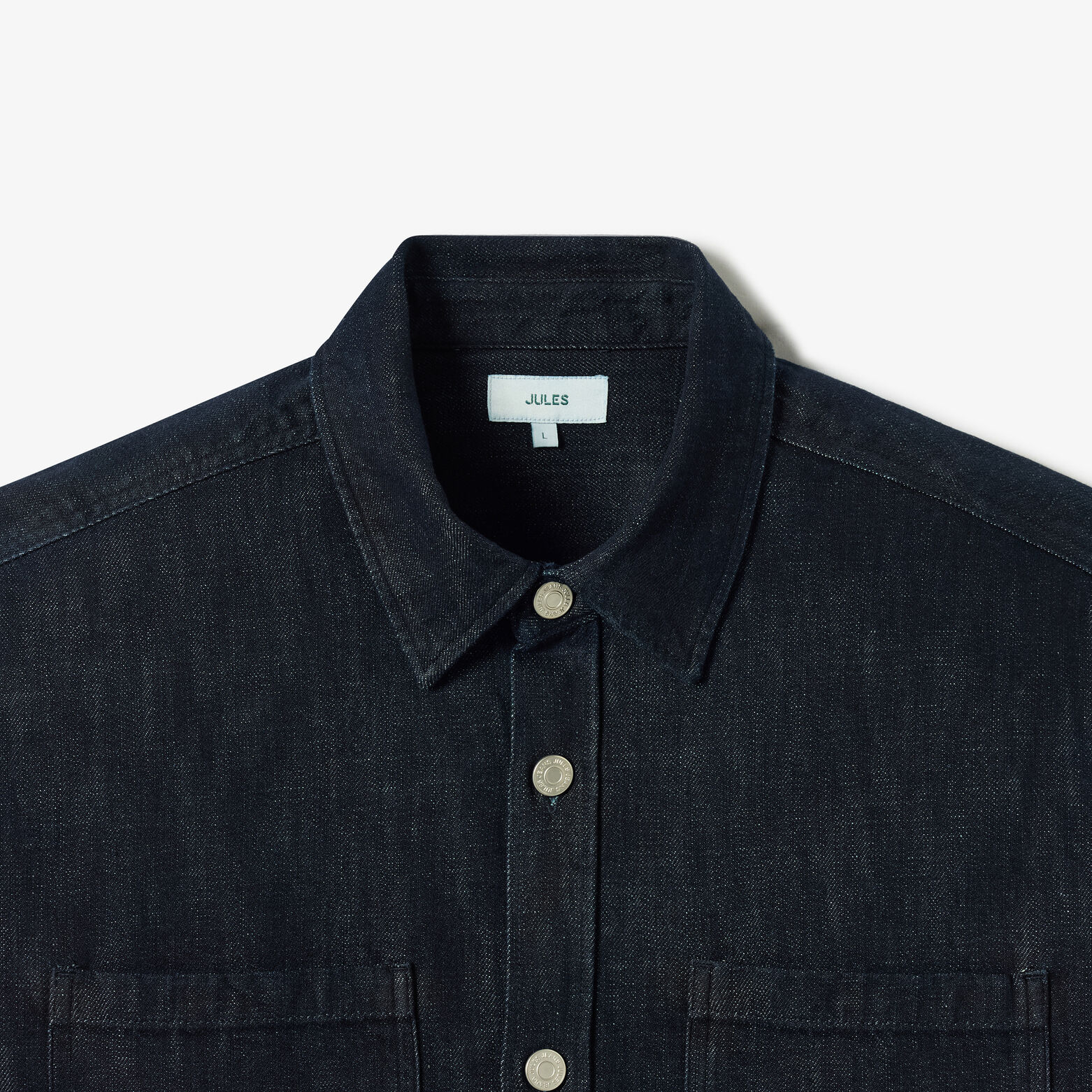 Surchemise en jean unie
