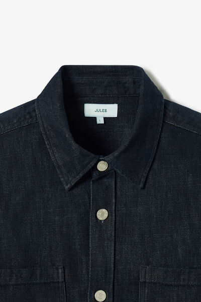 Surchemise en jean unie