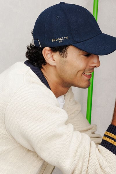 Casquette flanelle unie