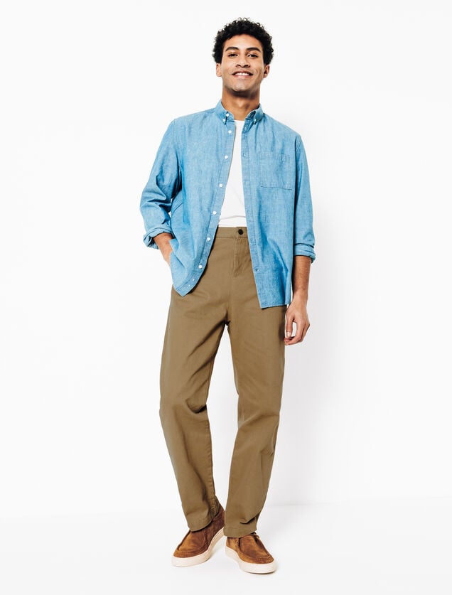 Pantalon chino loose