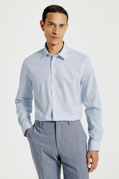 Chemise slim unie