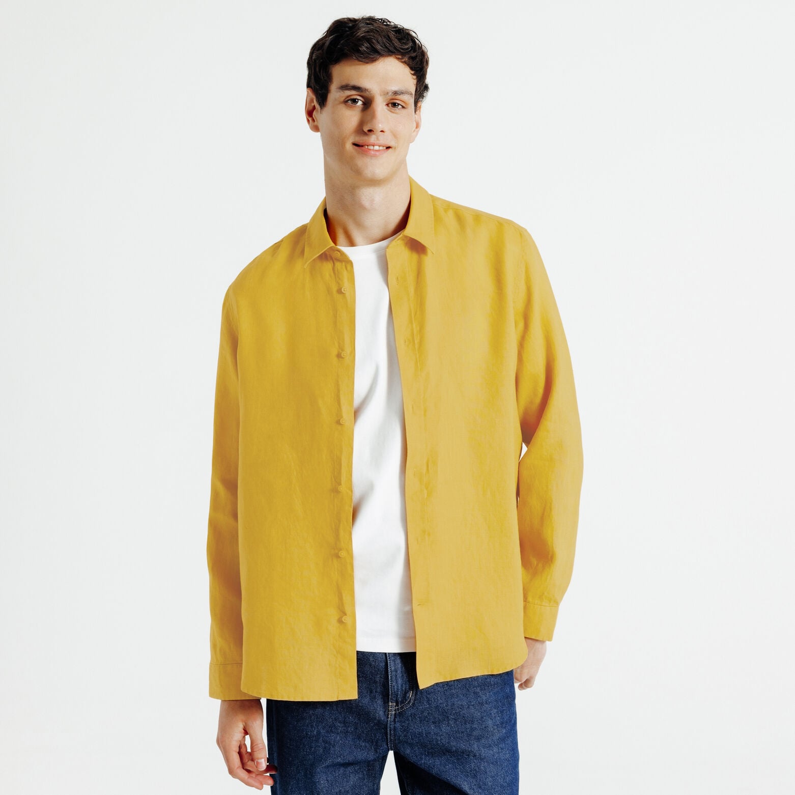 Chemise 100% lin unie