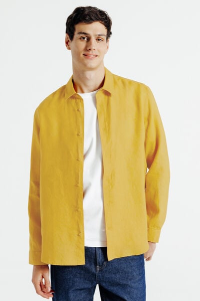 Chemise 100% lin unie
