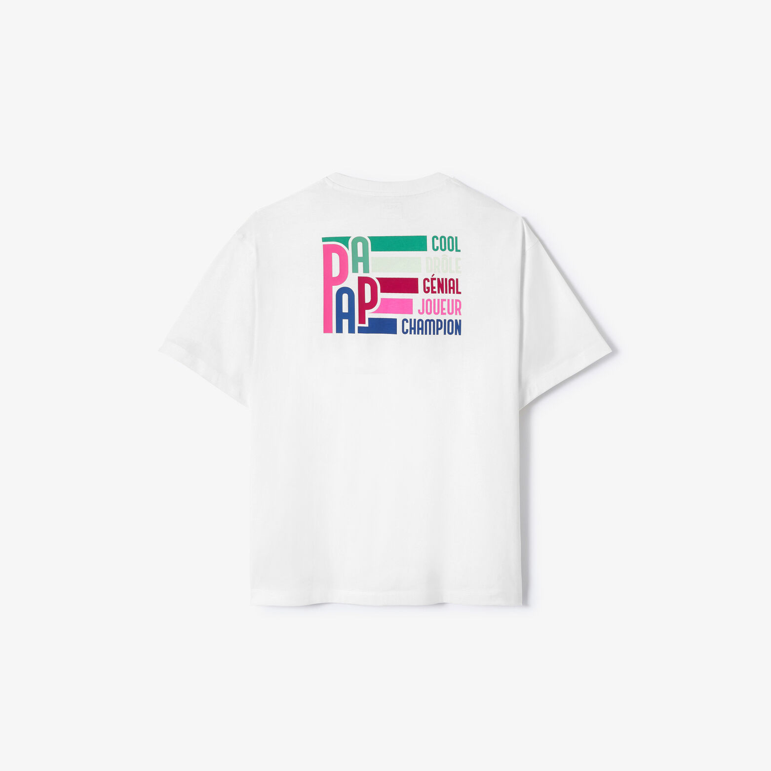 Tee shirt f&ecirc;te des p&egrave;res imprim&eacute; devant et dos