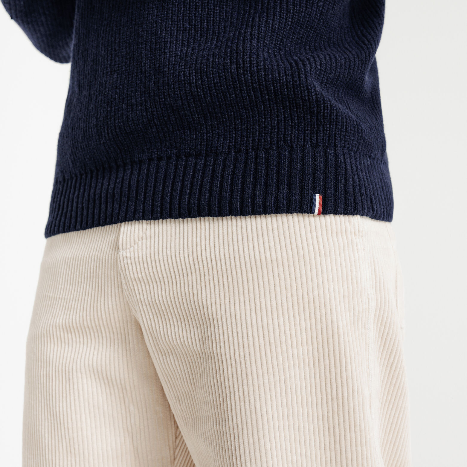 Pull mérinos cachemire Made in France