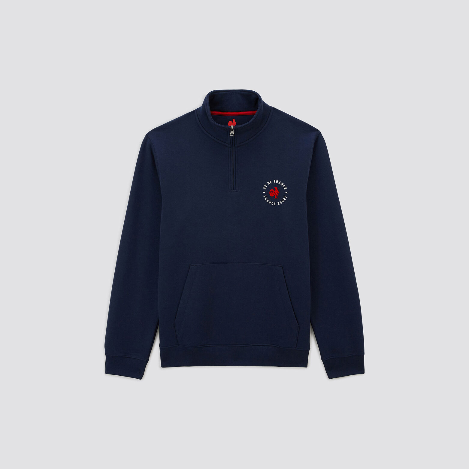 Sweat zip licence France rugby