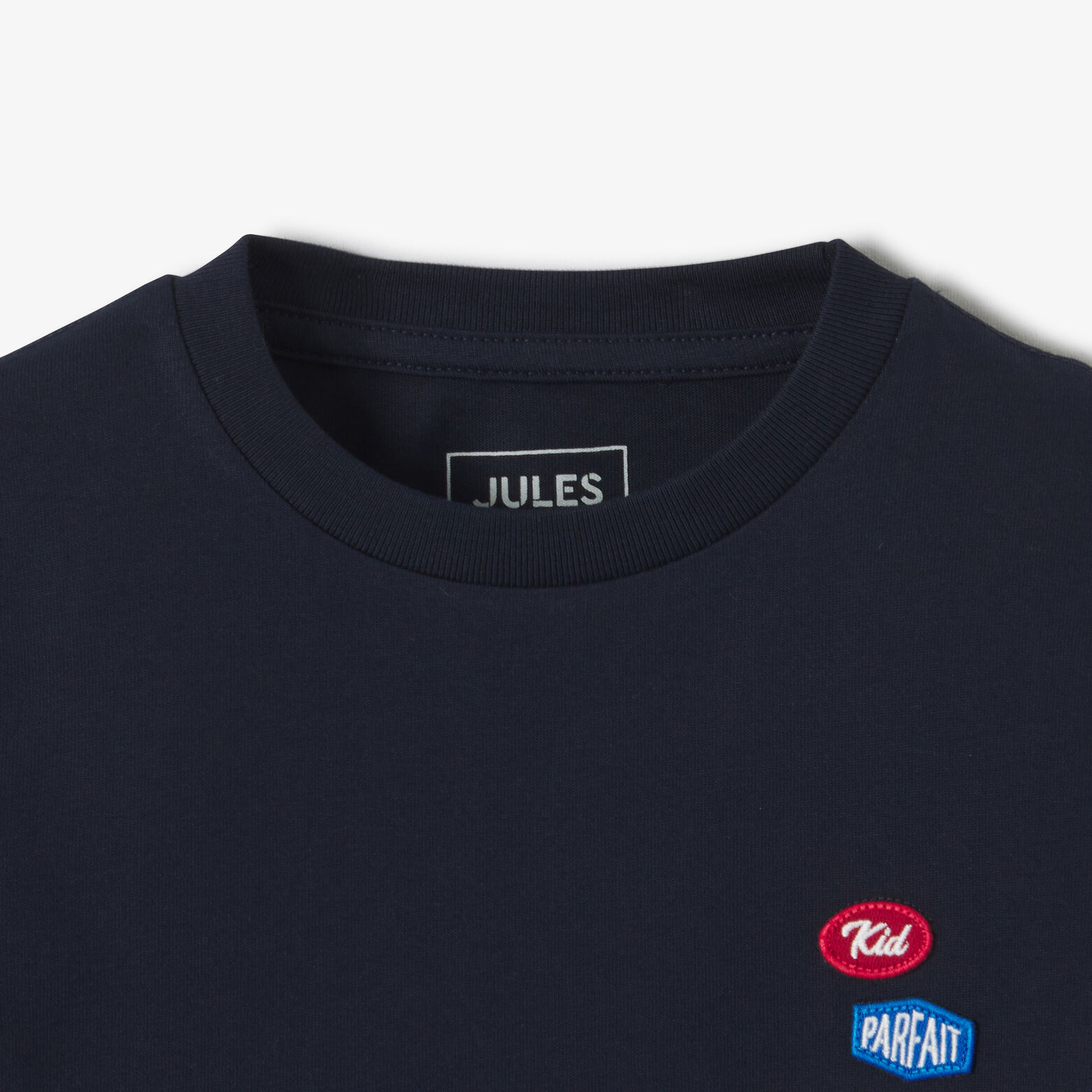 Kinder t-shirt kerstborduursel