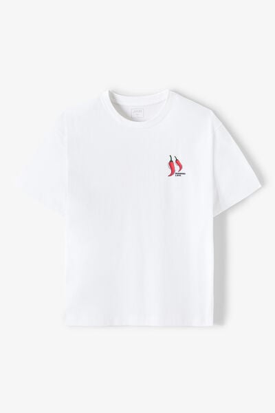 T-shirt met Sint-Valentijn print voor- en achteraa