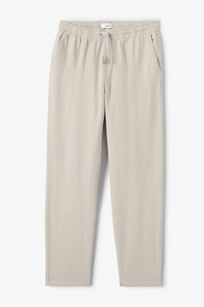 Pantalon tapered taille &eacute;lastiqu&eacute;e