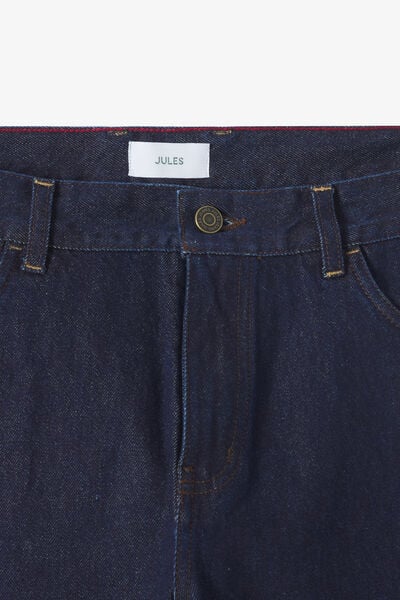 Jean tapered rigide brut made in france