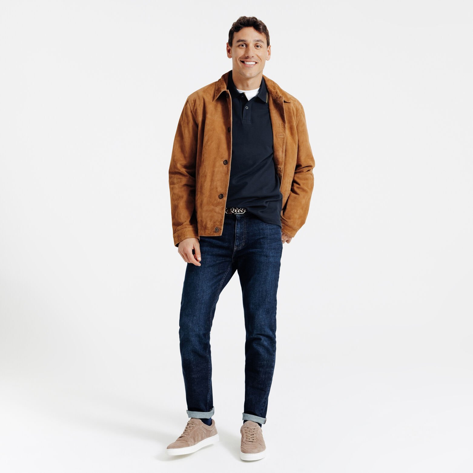 "Le Parfait by Jules" effen polo korte mouwen 