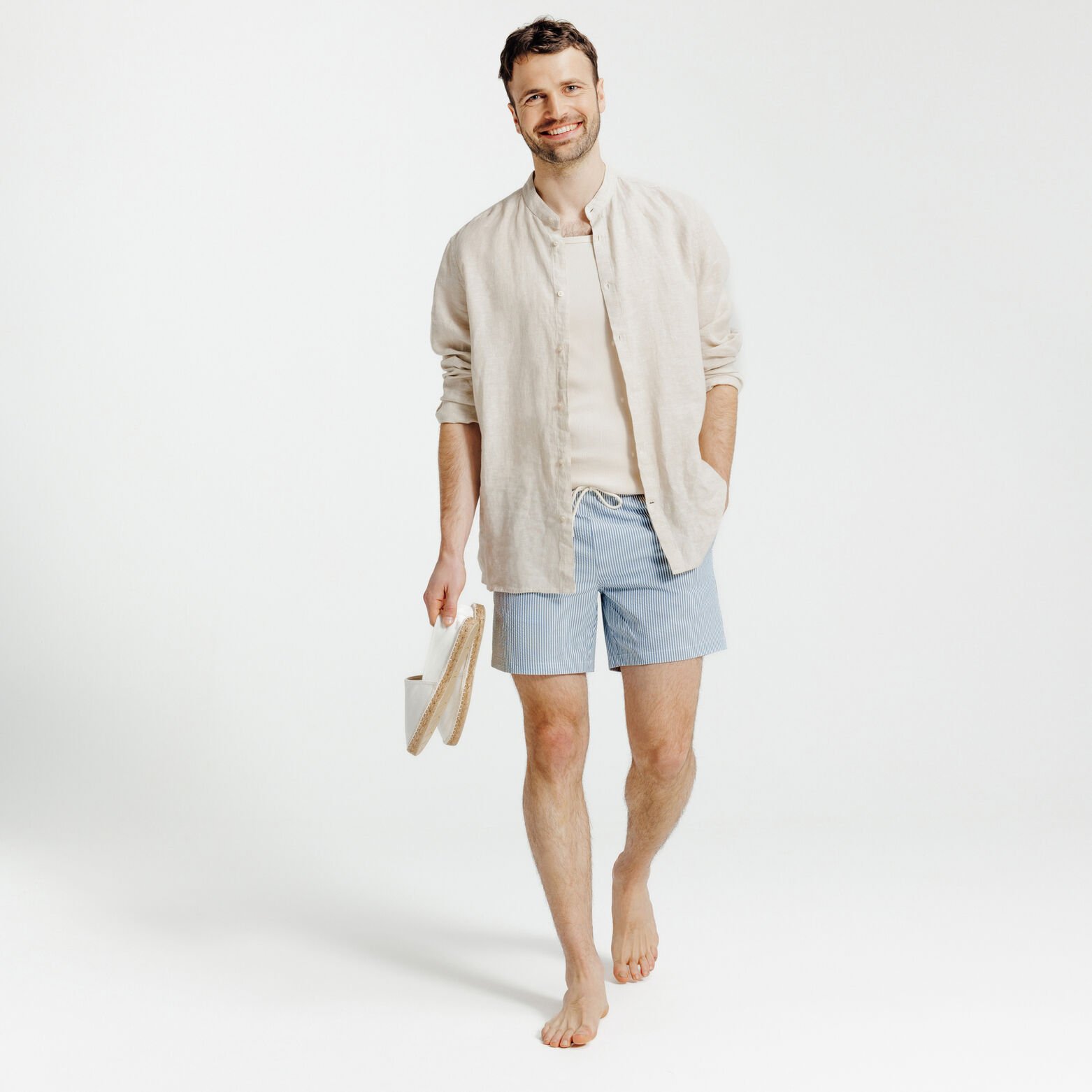 Maillot de bain seersucker ray&eacute;