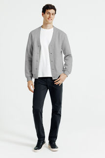 Sweatvest met knopen