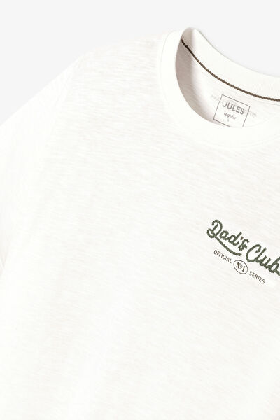 Tee shirt f&ecirc;te brod&eacute; en coton