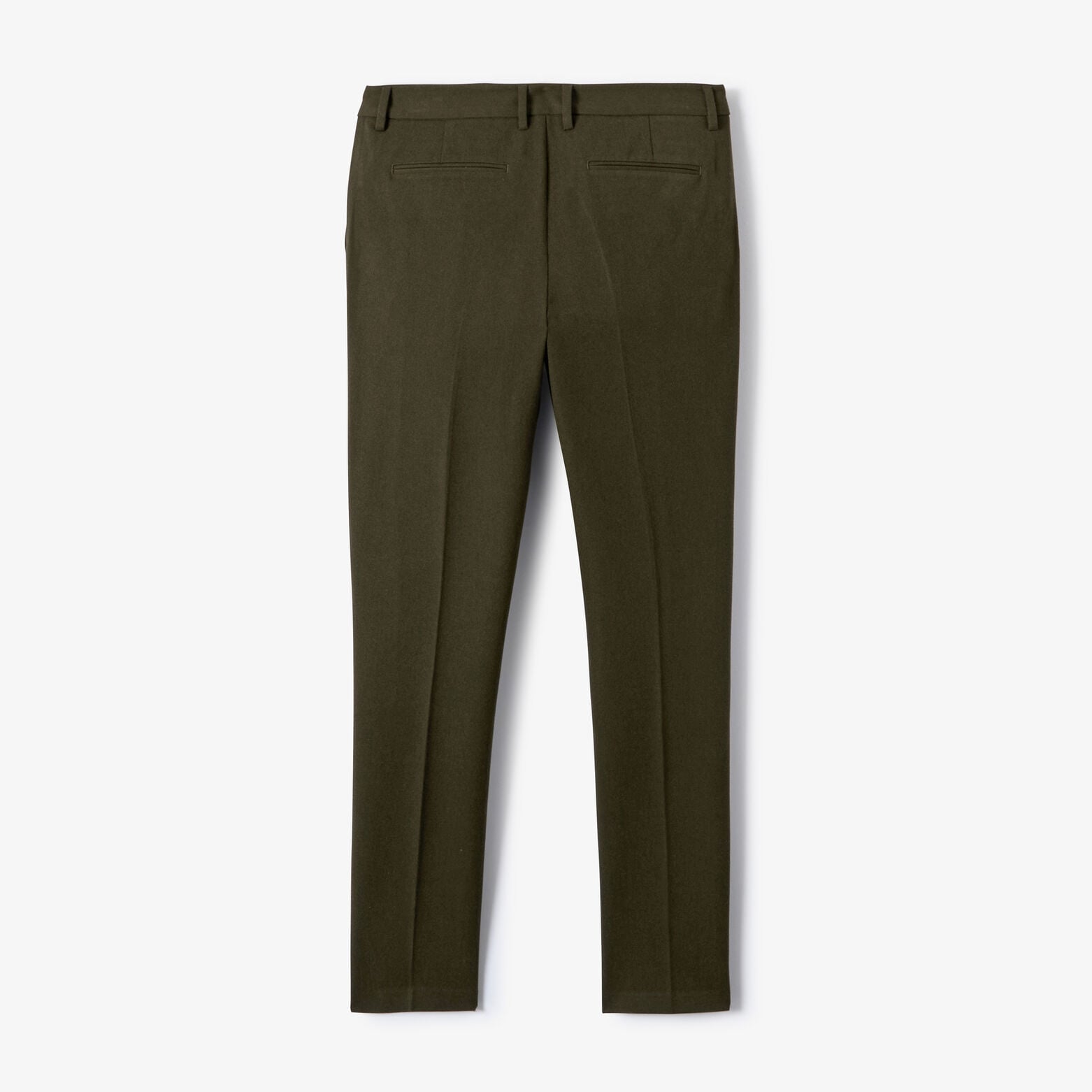 Pantalon chino slim en flanelle