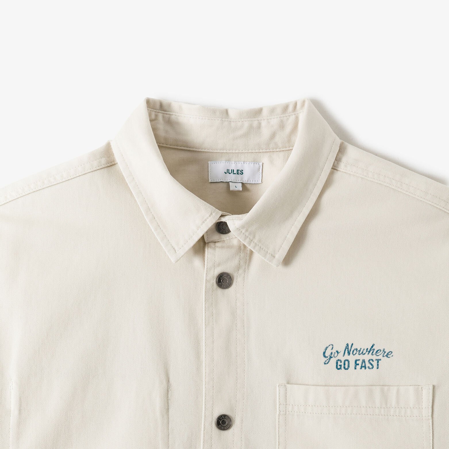 Surchemise en coton imprim&eacute;e