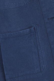 Vest, hemdskraag in ribfluweel met knopen