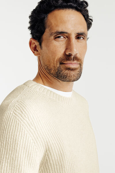 Pull mérinos cachemire Made in France