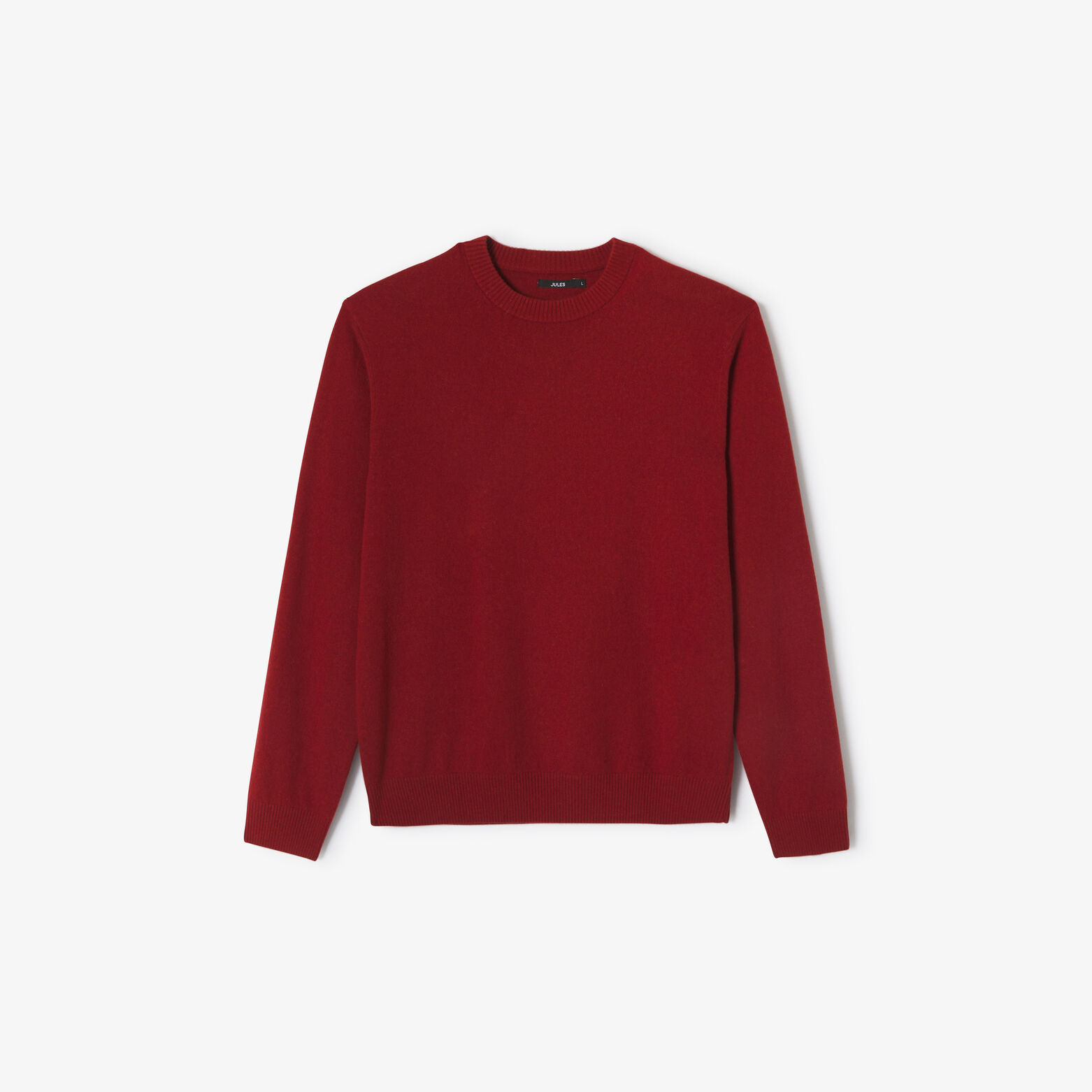 Pull col rond mérinos cachemire