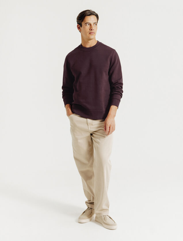 Sweat col rond uni "le parfait by JULES"