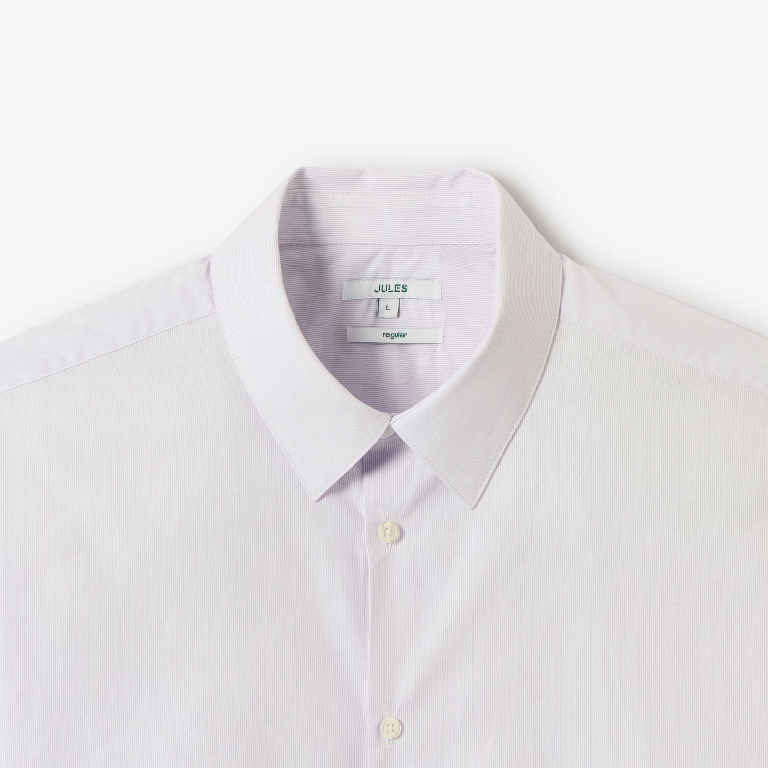 Chemise en coton regular ray&eacute;e