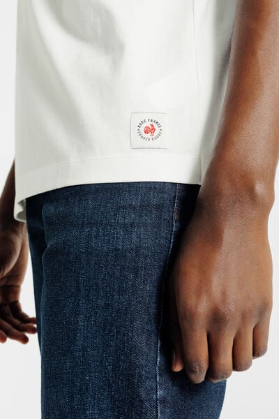 Tee shirt brod&eacute; poitrine licence France Rugby