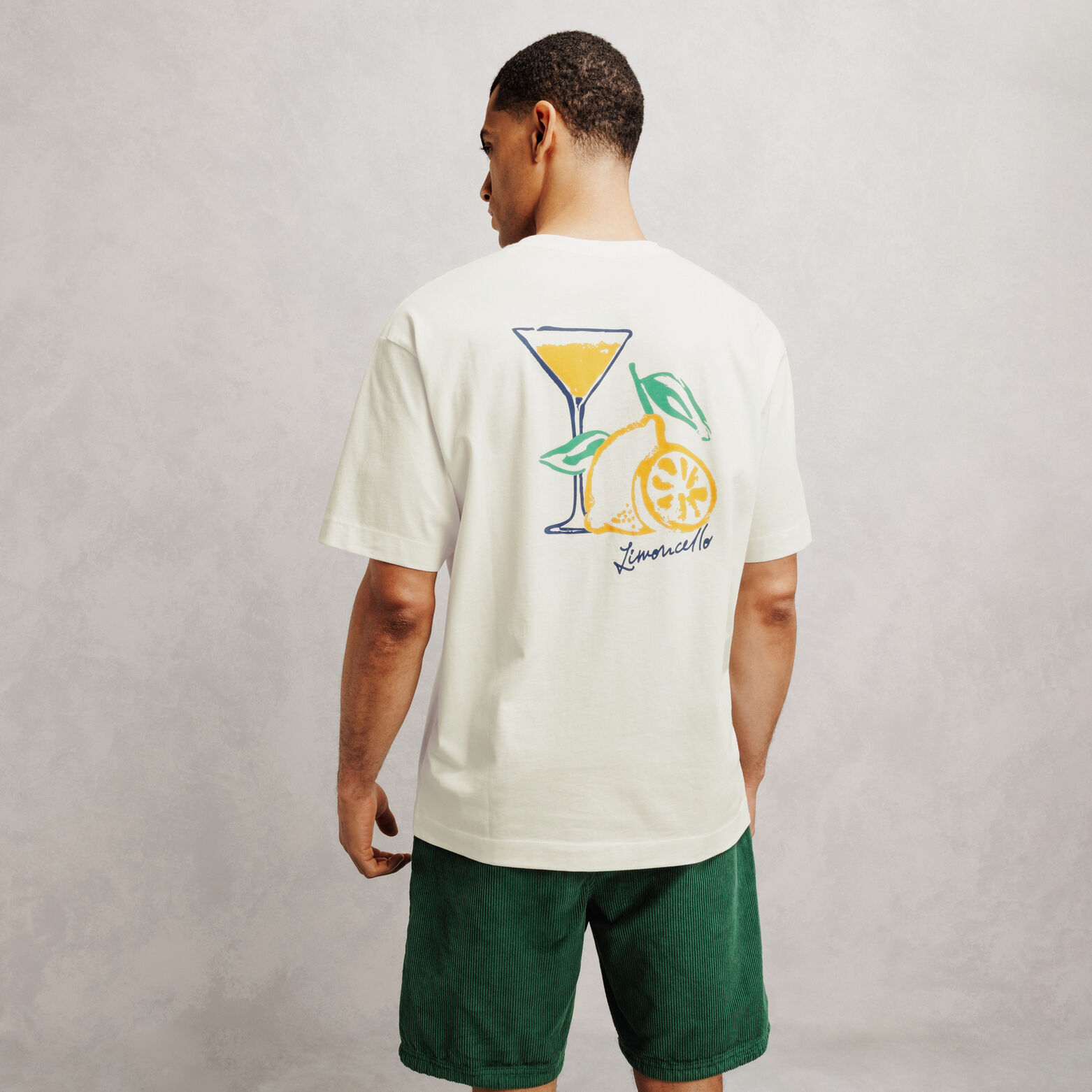 Tee shirt imprim&eacute; devant dos cocktail