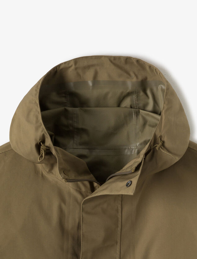 Parka longue waterproof &agrave; capuche