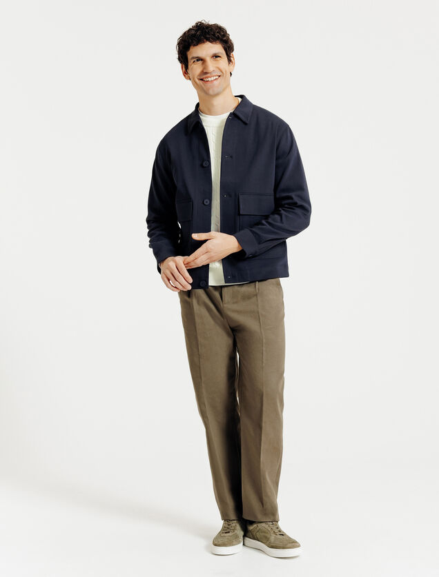 Kabeltrui met ronde hals